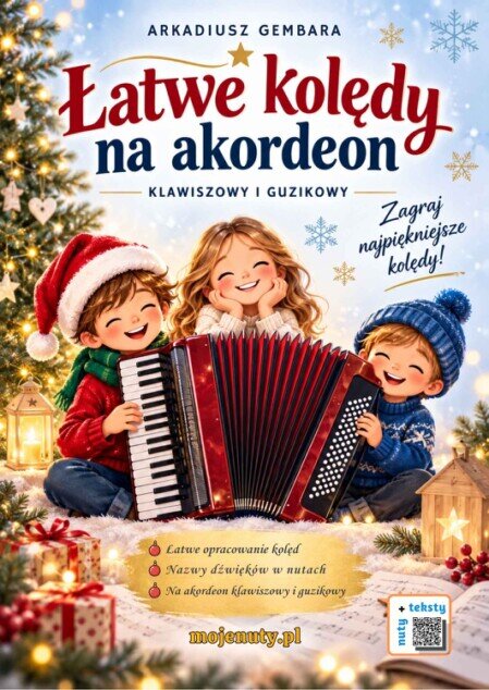 Łatwe kolędy na akordoen klawiszowy i guzikowy