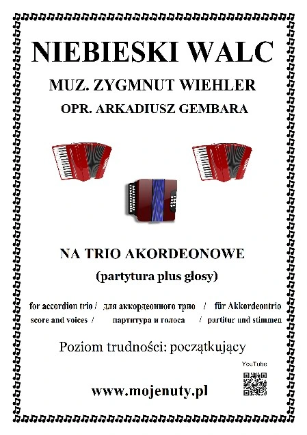 Niebieski walc (trio akordeonowe) - Zygmunt Wiehler