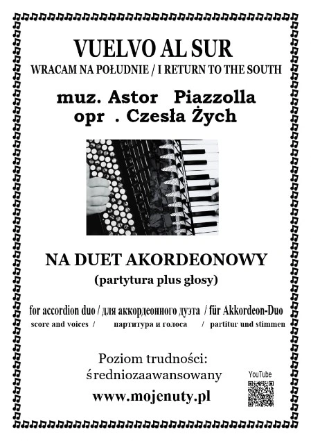 Nuty na duet akordeonowy w opracowaniu Czesława Życha